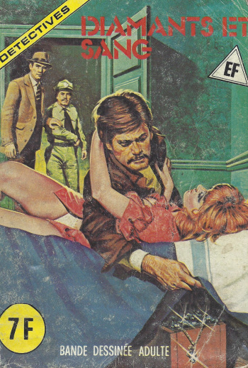 couverture du Bande Dessin&eacute;e Elvifrance &ndash; D&eacute;tectives &ndash; 011 &ndash; Diamants et sang