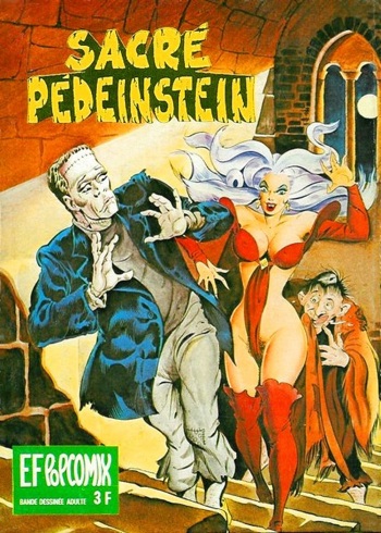 couverture du Bande Dessin&eacute;e Elvifrance &ndash; EF Pop Comix &ndash; 013 &ndash; Sacr&eacute; Pedeinstein [French]