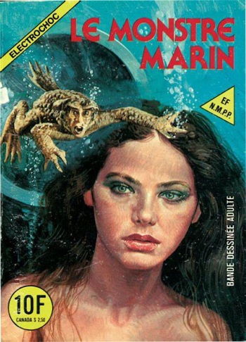 couverture du Bande Dessin&eacute;e Elvifrance &ndash; Electrochoc &ndash; 056 &ndash; Le monstre marin [French]