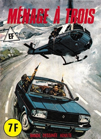 couverture du Bande Dessin&eacute;e ElviFrance HORS-SERIE NOIRE N&deg;21 &ndash; M&eacute;nage &agrave; trois [French]