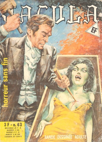 couverture du Bande Dessin&eacute;e Elvifrance &ndash; Jacula &ndash; 63 &ndash; Horreur sans fin [French]