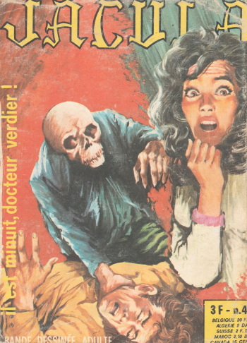couverture du Bande Dessin&eacute;e Elvifrance &ndash; Jacula &ndash; T042 &ndash; Il est Minuit, Docteur Verdier ! [French]