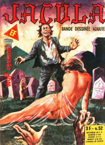 couverture du Bande Dessin&eacute;e Elvifrance &ndash; Jacula &ndash; T052 &ndash; Wolf Revient ! [French]