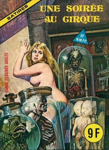 couverture du Bande Dessin&eacute;e Elvifrance &ndash; Satires 48  Une soir&eacute;e au cirque [Oph&eacute;lie]