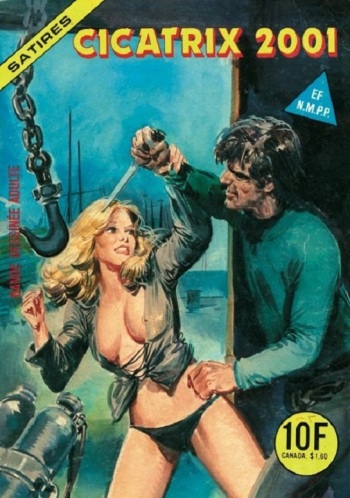 couverture du Bande Dessin&eacute;e Elvifrance &ndash; satires 64 Cicatrix 2001