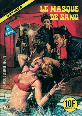 couverture du Bande Dessin&eacute;e Elvifrance &ndash; Satires 65 Le masque de sang