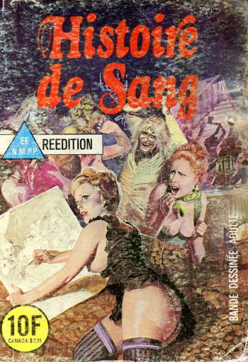couverture du Bande Dessin&eacute;e Elvifrance &ndash; S&eacute;rie bleu &ndash; 036 &ndash; Histoire de sang