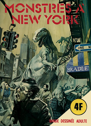 couverture du Bande Dessin&eacute;e (Elvifrance &ndash; S&eacute;rie Verte #040) Monstres a New-York + Le farceur [French]