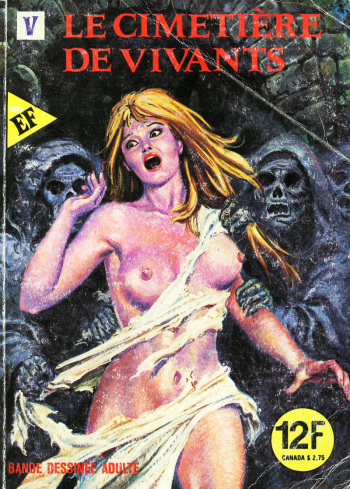 couverture du Bande Dessin&eacute;e Elvifrance &ndash; S&eacute;rie violette &ndash; 016 &ndash; Le cimeti&egrave;re de vivants