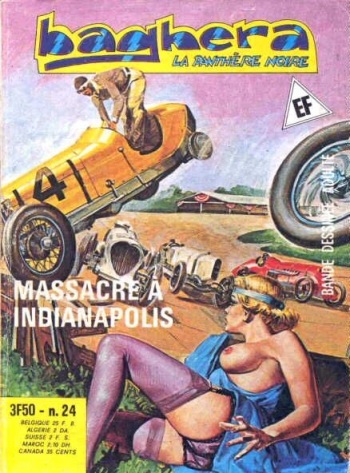 couverture du Bande Dessin&eacute;e (Elvifrance)(Baghera #24) Massacre &agrave; Indianapolis [french]