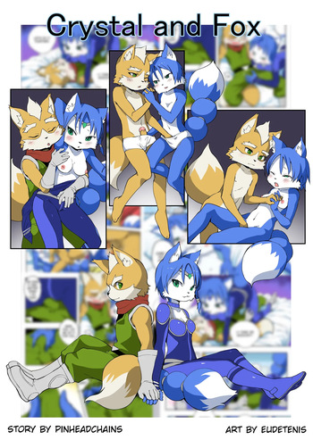 couverture du Bande Dessin&eacute;e [Eudetenis] Krystal and Fox [French] [Le XP3]