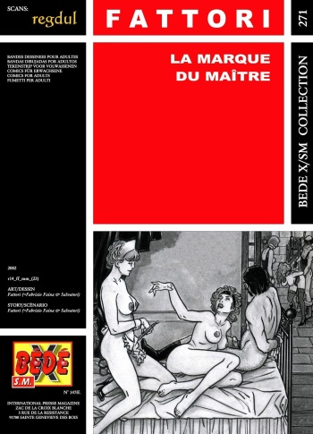 couverture du Bande Dessin&eacute;e [FATTORI (Fabrizio Faina)] La marque du ma&icirc;tre [french]