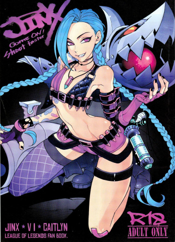 couverture du Manga (FF23) [Turtle.Fish.Paint (Hirame Sensei)] JINX Come On! Shoot Faster (League of Legends) [French] {SAXtrad} [Colorized] [Decensored]
