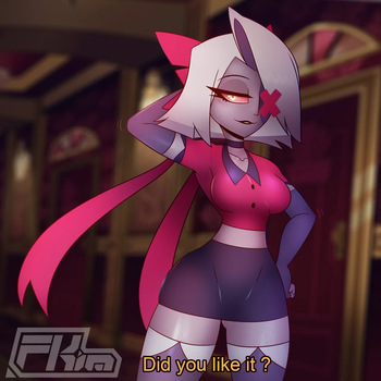 couverture du Bande Dessin&eacute;e [FKim] Short Hair Vaggie (Hazbin Hotel)