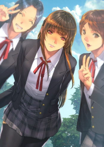 couverture du Manga [FOOL&rsquo;s ART GALLERY (Homare)] Akogare no Classmate ga Nikubenki Datta Ken | La Fois O&ugrave; Ma Camarade Ador&eacute;e Etait Une D&eacute;charge &agrave; Foutre [French] [Mederic64]