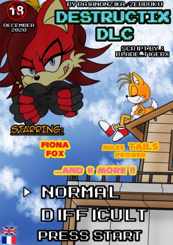 couverture du Bande Dessin&eacute;e FRANCAIS [RaianOnzika &ndash; Script by Blade_TigerX ] Destructix DLC &ndash; [WIP]