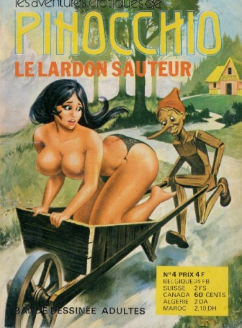 couverture du Bande Dessin&eacute;e [France sud] (Les aventures &eacute;rotiques de Pinocchio #4) Le lardon sauteur [French]