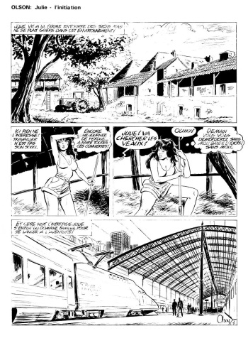 couverture du Bande Dessin&eacute;e [Fr&eacute;d&eacute;ric Garcia (Olson)] Julie, l&rsquo;initiation [French]