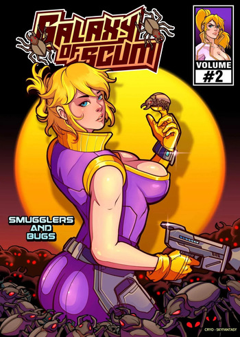 couverture du Bande Dessin&eacute;e Galaxy of Scum 2 &ndash; Smugglers and bugs &ndash; French