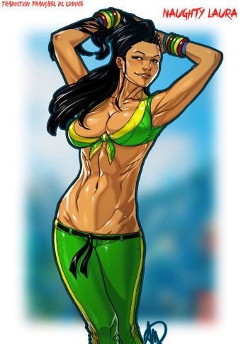 couverture du Bande Dessin&eacute;e [Ganassa] Naughty Laura (Street Fighter) [French][Edd085]