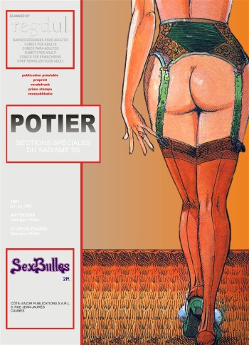 couverture du Bande Dessin&eacute;e [Georges Potier] Sections sp&eacute;ciales du Sadisme SS [French]