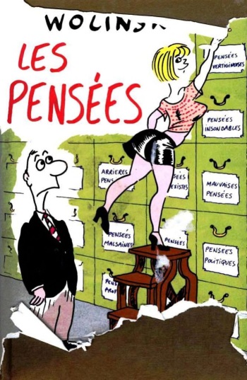 couverture du Bande Dessin&eacute;e [Georges Wolinski] Les Pens&eacute;es [French]