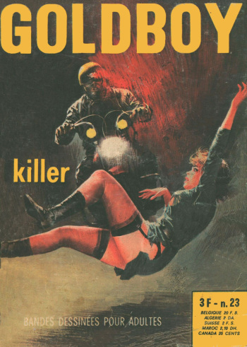 couverture du Bande Dessin&eacute;e Goldboy 023 &ndash; Killer [French] [PJP]