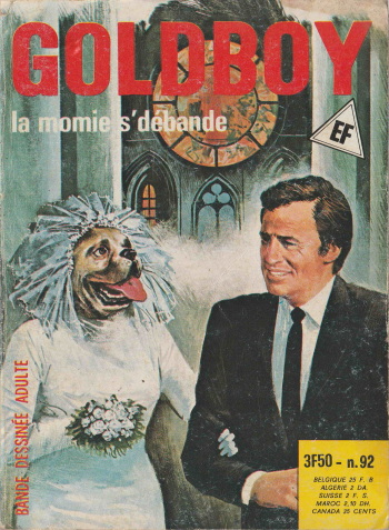 couverture du Bande Dessin&eacute;e GoldBoy 92 &ndash; La momie s&rsquo;d&eacute;bande [French]