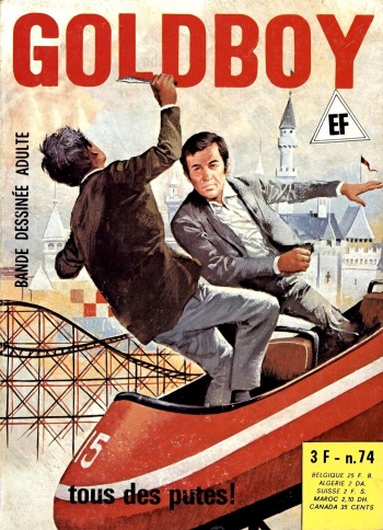 couverture du Bande Dessin&eacute;e Goldboy N&deg;74 &ndash; Tous de putes ! [French]