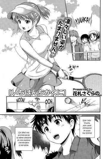 couverture du Manga [Hanafuda Sakurano] Ichiban Chikaku ni (COMIC Potpourri Club 2015-07) [French] {Red69}