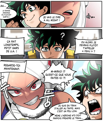 couverture du Manga [Hello] Deku Rencontre Mirko dans un Train et la Baise (My Hero Academia) [French] [L&rsquo;Aile-ou-la-Cuisse-Trad]