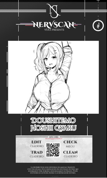 couverture du Manga [Hotate-chan] Doushitemo Hoshii Gal [French] [CladeskoScantrad]
