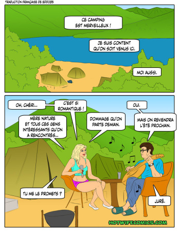 couverture du Bande Dessin&eacute;e [HotWifeComics] Erica Cuckoldhard Adventures &ndash; The Camping [French][Edd085]