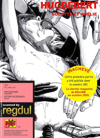 couverture du Bande Dessin&eacute;e [Hugdebert] Lolotte et Ad&eacute;lie 1&egrave;re Partie (BDXSM No 180) [French]