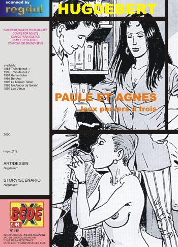 couverture du Bande Dessin&eacute;e [Hugdebert] Paule et Agn&egrave;s, Jeux Pervers &agrave; Trois [French]