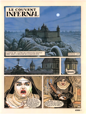 couverture du Bande Dessin&eacute;e [Ignacio No&eacute;, Ricardo Barreiro] Le couvent infernal [French]
