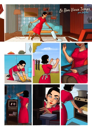 couverture du Bande Dessin&eacute;e [InCase] The Good Old Times | Le Bon Vieux Temps [French] [Trad Cobrakai] Shaved