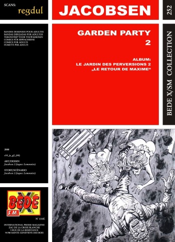 couverture du Bande Dessin&eacute;e [Jacobsen] (Le jardins des perversion 2) Le retour de Maxime [French]