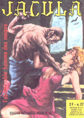 couverture du Bande Dessin&eacute;e Jacula T027 &ndash; L&rsquo;Abominable Homme des Neiges [French]