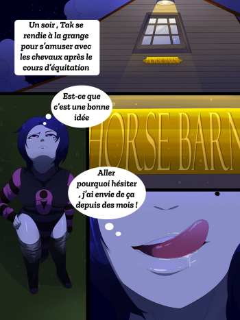couverture du Bande Dessin&eacute;e [JLullaby] Tak In The Horse Barn &ldquo;not complete&rdquo; [french]
