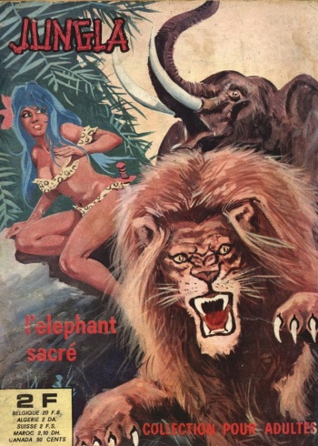 couverture du Bande Dessin&eacute;e (Jungla #10) L&rsquo;&eacute;l&eacute;phant sacr&eacute; [french][PFA]