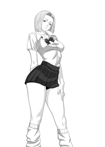 couverture du Doujinshi [Kawajaburi] Android 18 x Krillin (Dragon Ball Z)