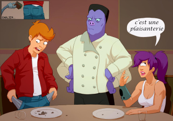 couverture du Bande Dessin&eacute;e [Kotaotake] Typical date with Fry (Futurama) [French]
