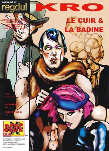 couverture du Bande Dessin&eacute;e [Kro] Le Cuir & la Badine [French]