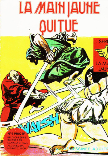 couverture du Bande Dessin&eacute;e La Main Jaune &ndash; 001 &ndash; La Main Jaune Qui Tue [French]