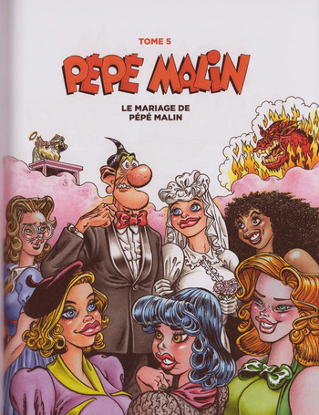 couverture du Bande Dessin&eacute;e Le mariage de P&eacute;p&eacute; Malin