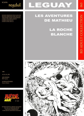 couverture du Bande Dessin&eacute;e Leguay_Les Aventures de Mathieu &ndash; La roche Blanche
