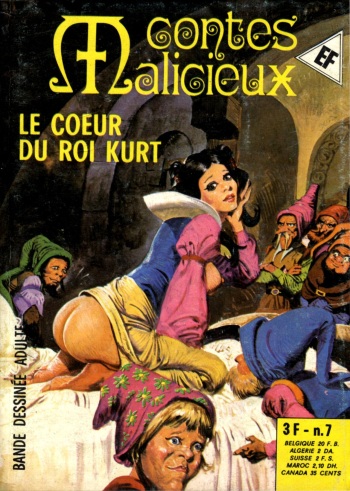 couverture du Bande Dessin&eacute;e [Leone Frollo] Contes Malicieux #07 : Le c&oelig;ur du Roi Kurt [French]