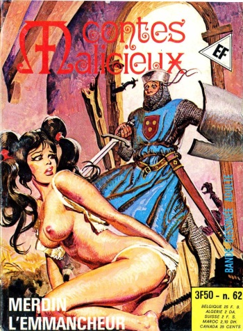 couverture du Bande Dessin&eacute;e [Leone Frollo] Contes Malicieux #62 : Merdin l&rsquo;emmancheur [French]