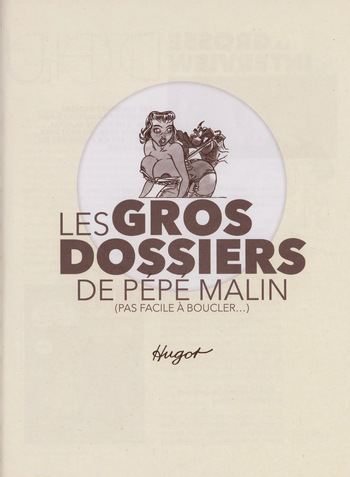 couverture du Bande Dessin&eacute;e Les gros dossiers